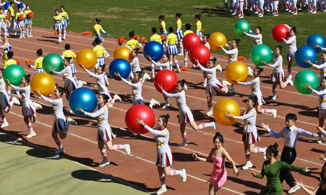 高清大图！震撼来袭！金普新区第三届全*运民**动会开幕式，精彩