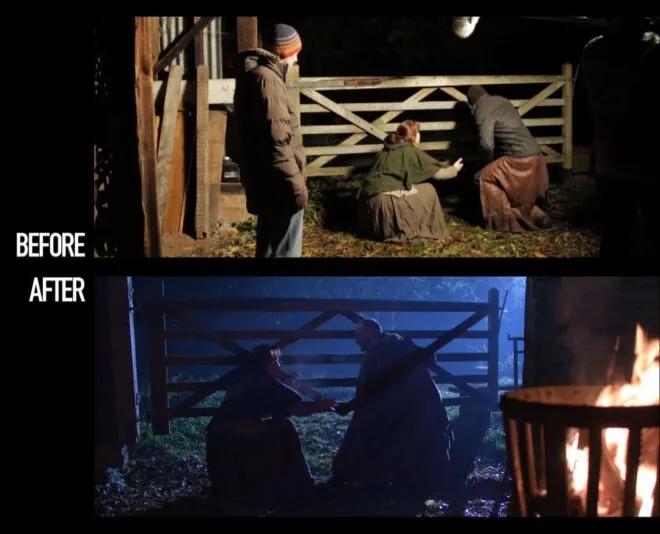 拍摄用光影效果,摄影师相机拍摄效果