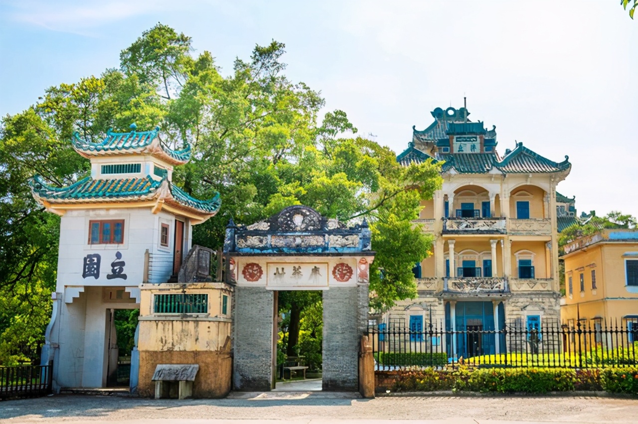 江门开平立园游览图,江门立园