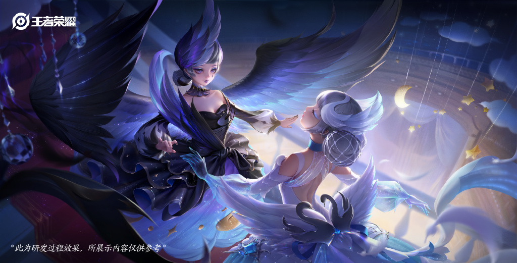 小乔黑天鹅对战白天鹅,小乔白天鹅黑天鹅皮肤怎么捏