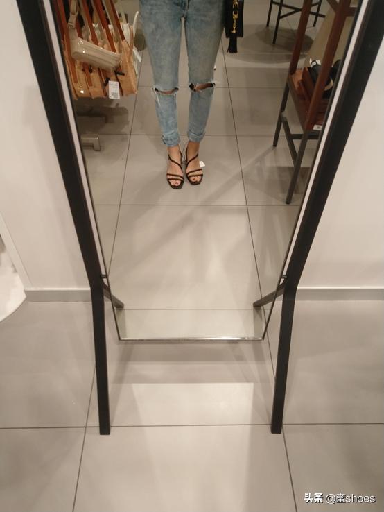 5公分凉鞋新款带拉链,hm粉凉鞋