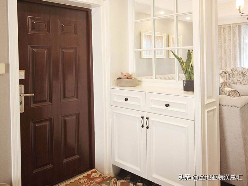 入户门正对餐厅怎么解决,客餐厅一体正对入户门