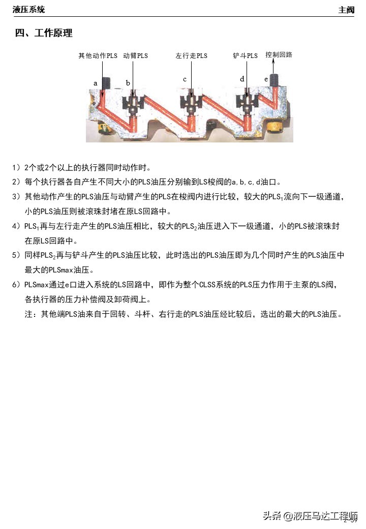 小松挖掘机液压原理图讲解,小松挖掘机液压维修教程