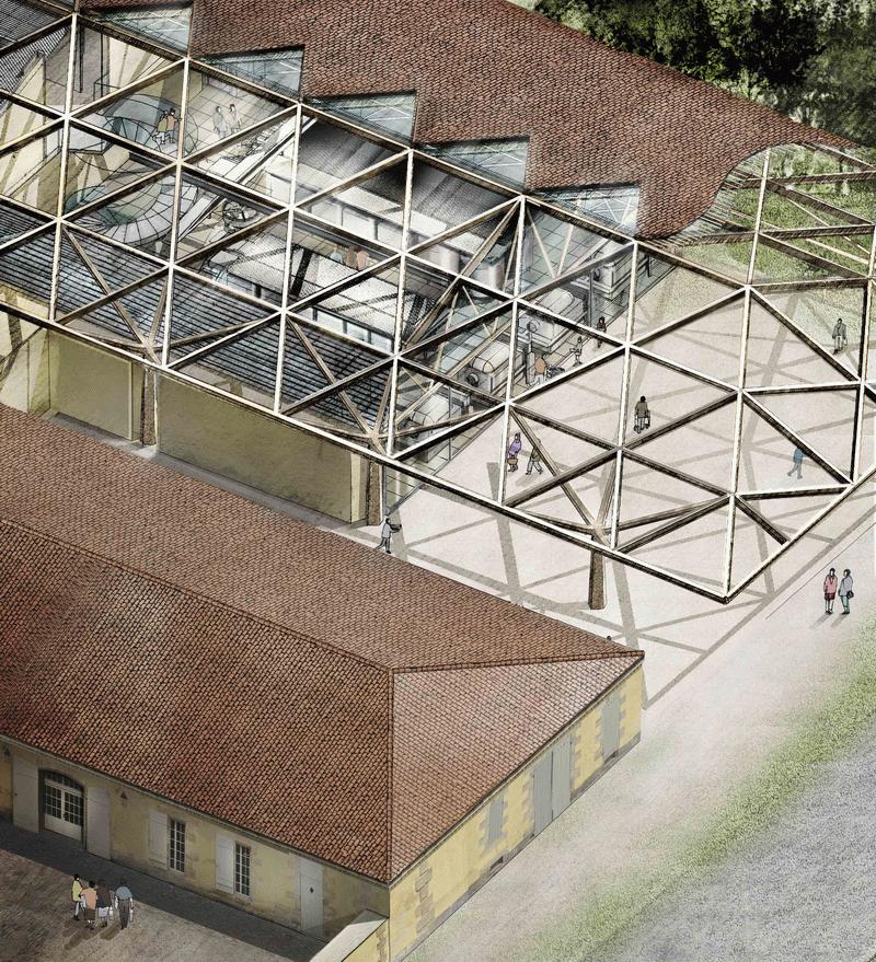 玛歌酒庄变化,玛歌酒庄城堡内部