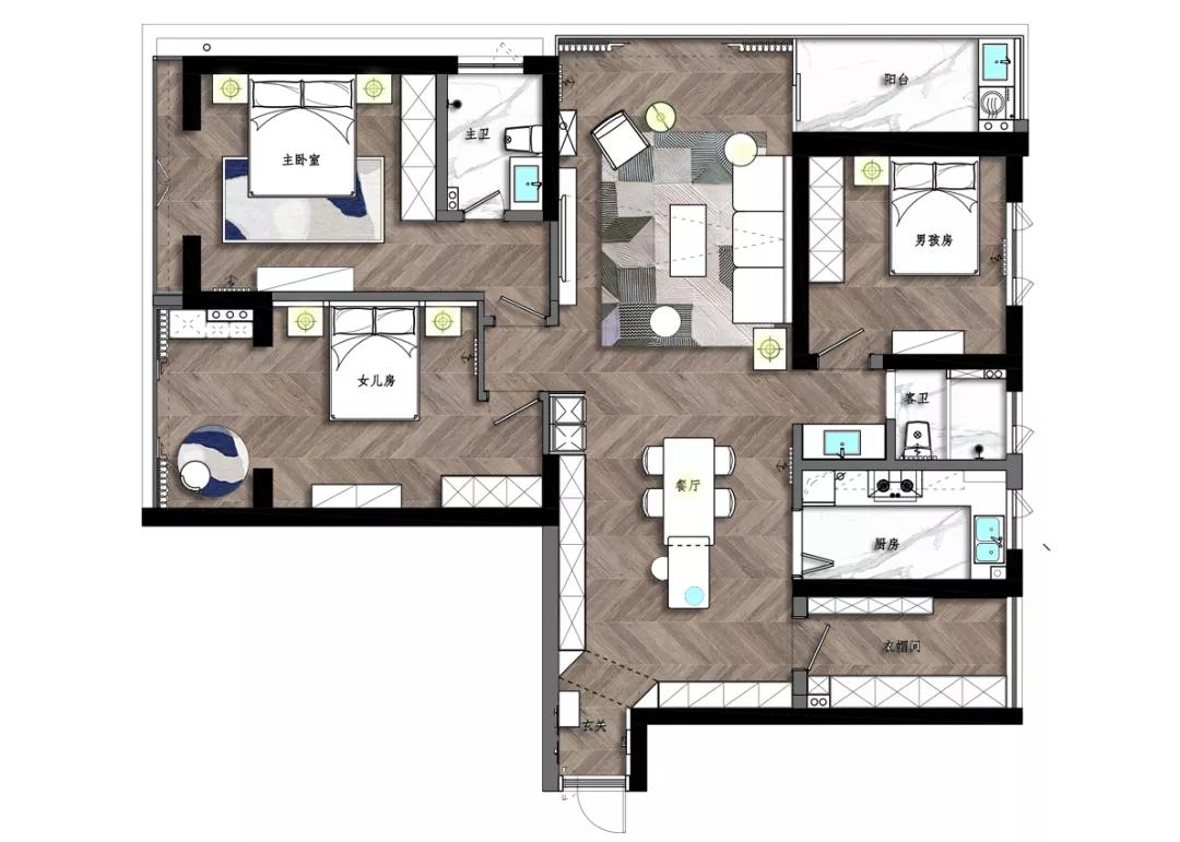 家装法式风格效果图,家装简约风格经典案例