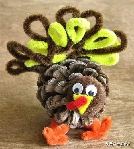 超简易手工环创,树干手工制作环创