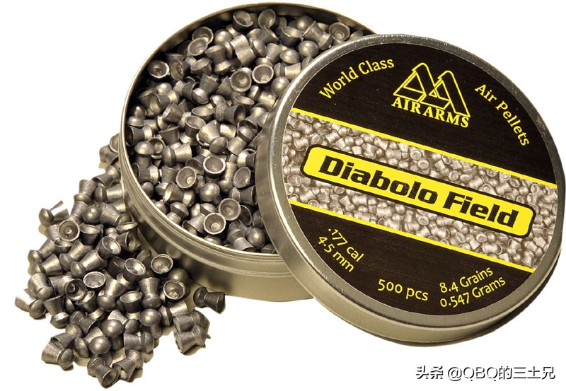 除了你熟悉的*弹铅**之外，世界上还有一多半的气枪，是打这种小球的