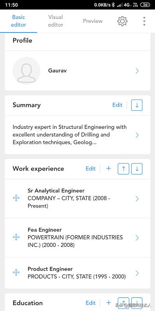 一份最基本的简历生成器,什么软件可以自动生成简历