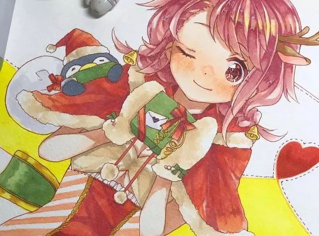 马克笔手绘画动漫,马克笔手绘动漫临摹素材