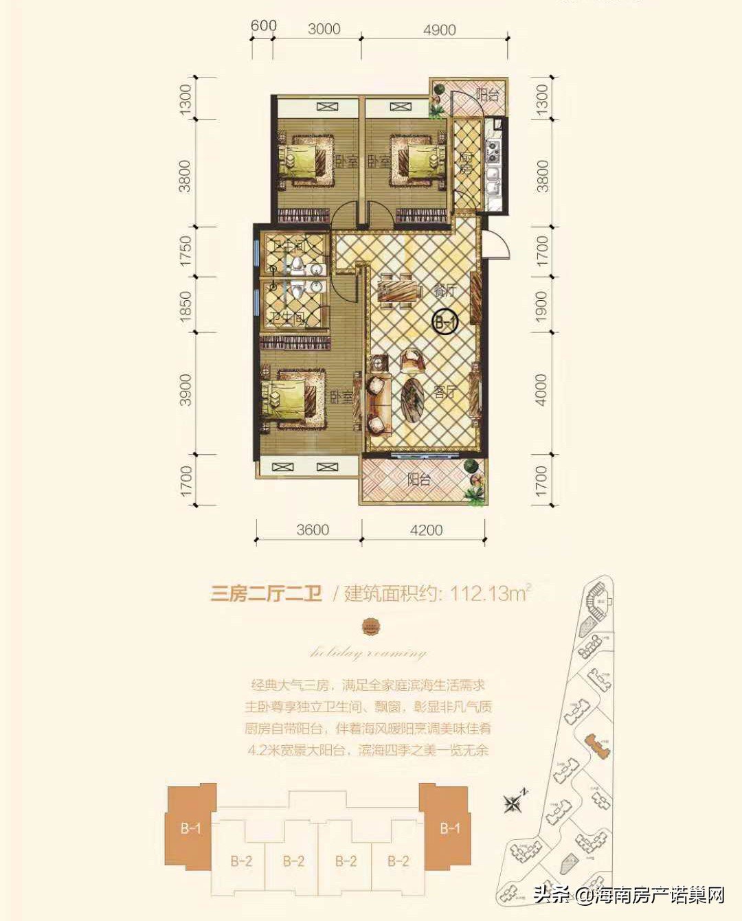 澄迈荷建海景湾户型,澄迈荷建海景湾多少钱一平方