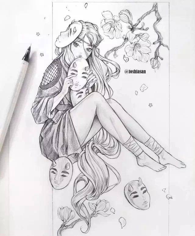 动漫线稿大全,动漫线稿分享