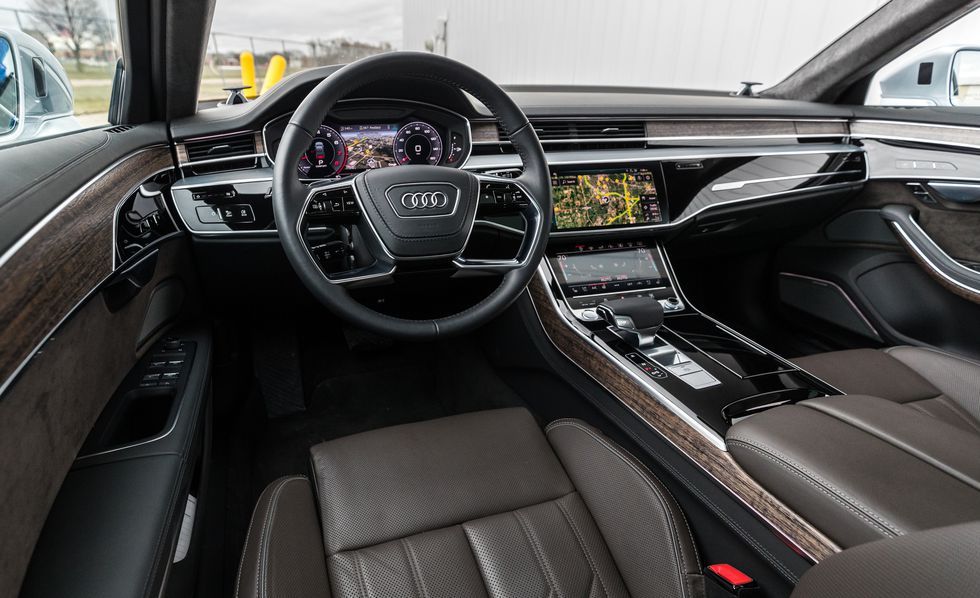 2019款奥迪a855tfsi豪华版二手车,试驾奥迪a82020款