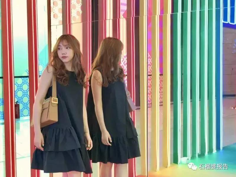 穿上它就不需要P图,这条短袖连衣裙真实爱上