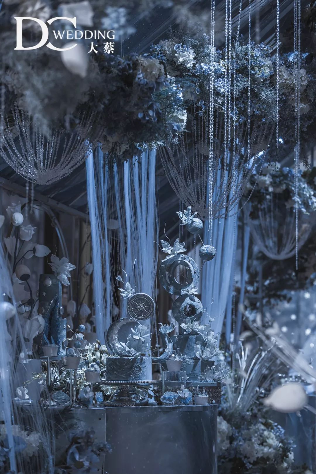 婚礼梦幻星空风格,韩式星空主题婚礼元素设计