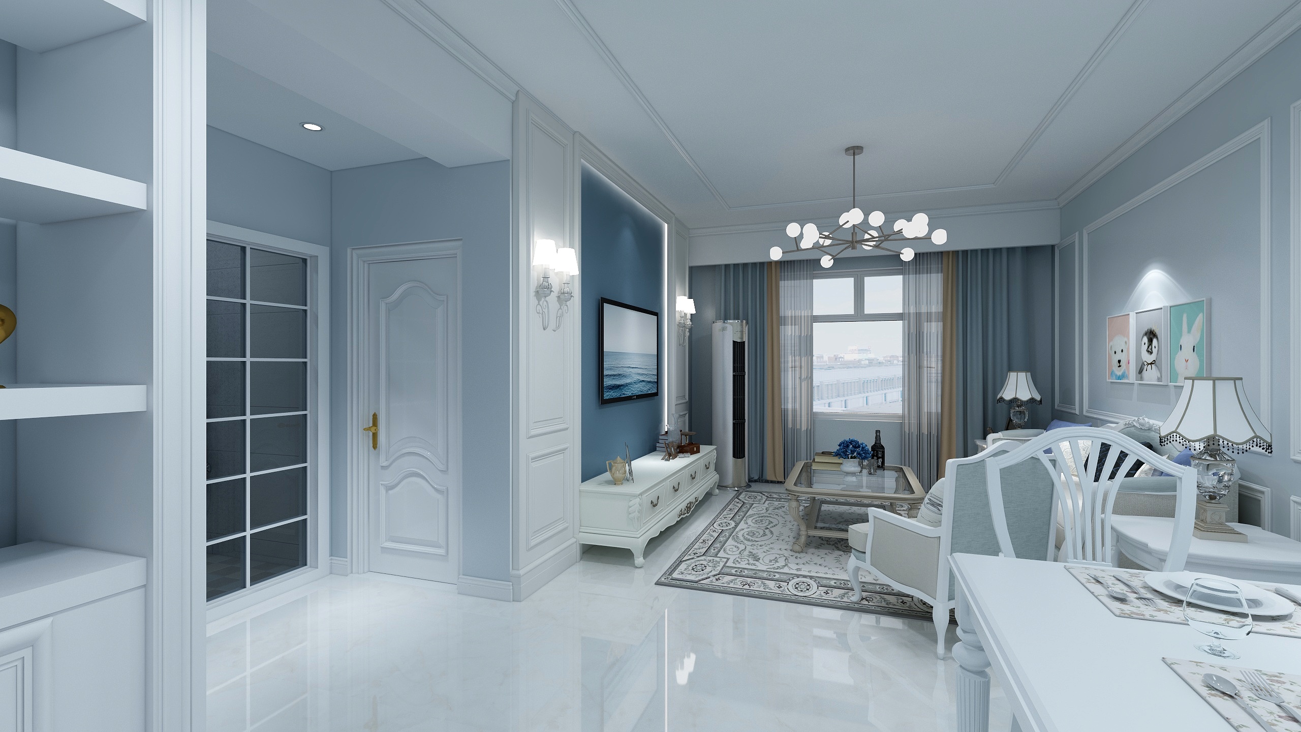 一丝浪漫的简欧风,你心中的简欧风