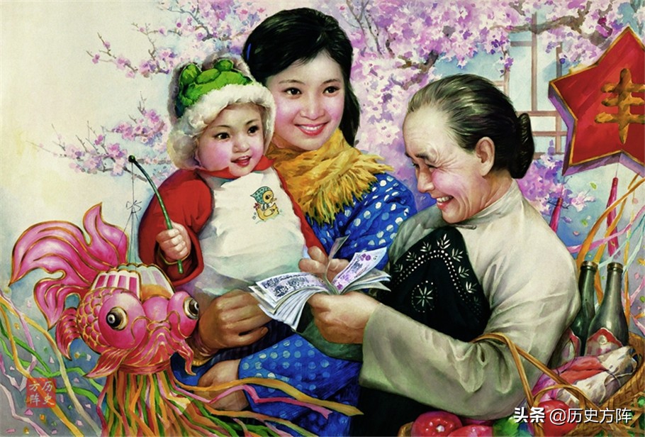 八十年代的年画张张都是回忆,年画开国元勋