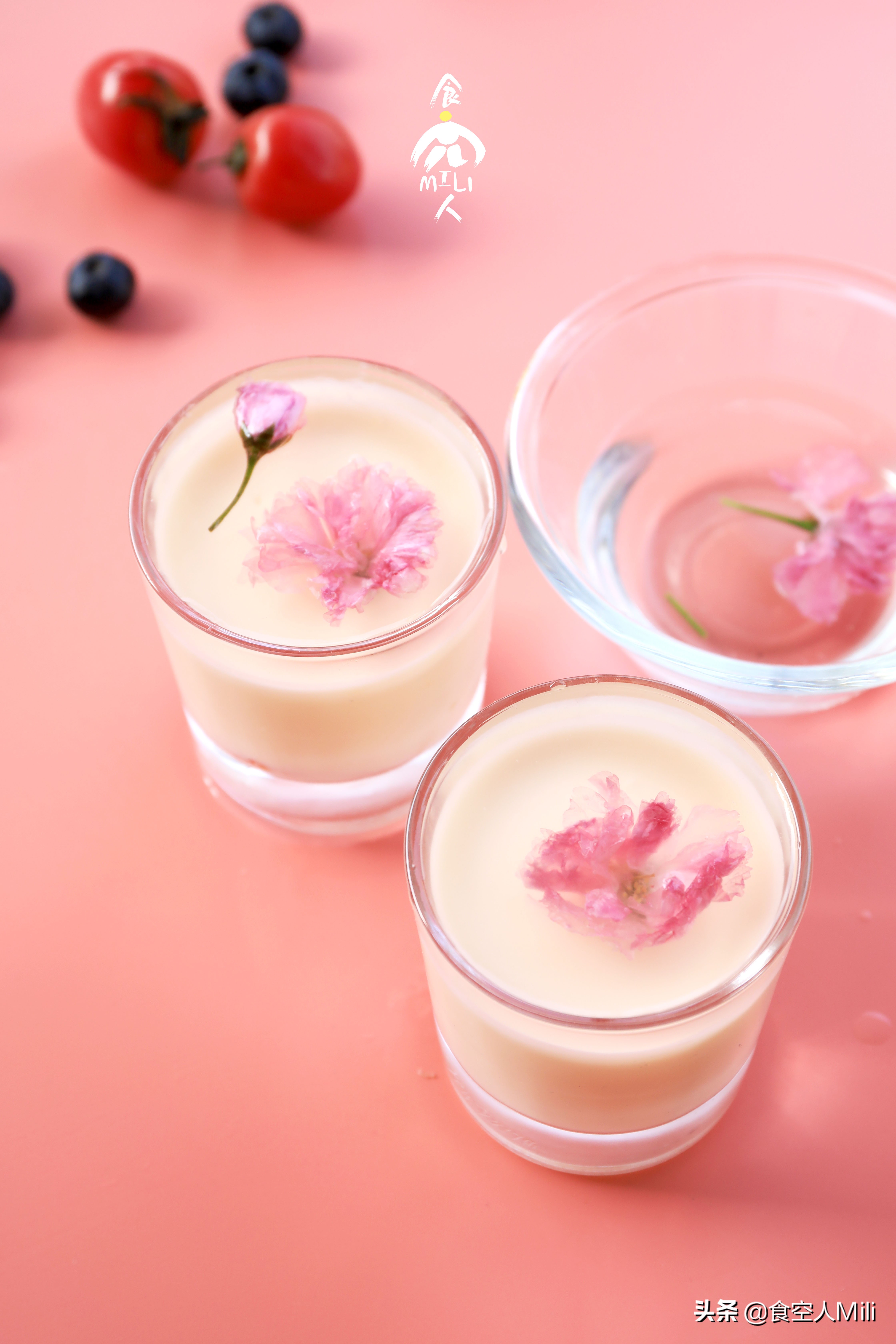 樱花芝士布丁,经典原味芝士布丁