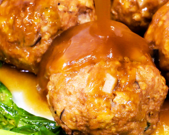 怎么调四喜丸子好吃又嫩,四喜丸子饭店大厨做法