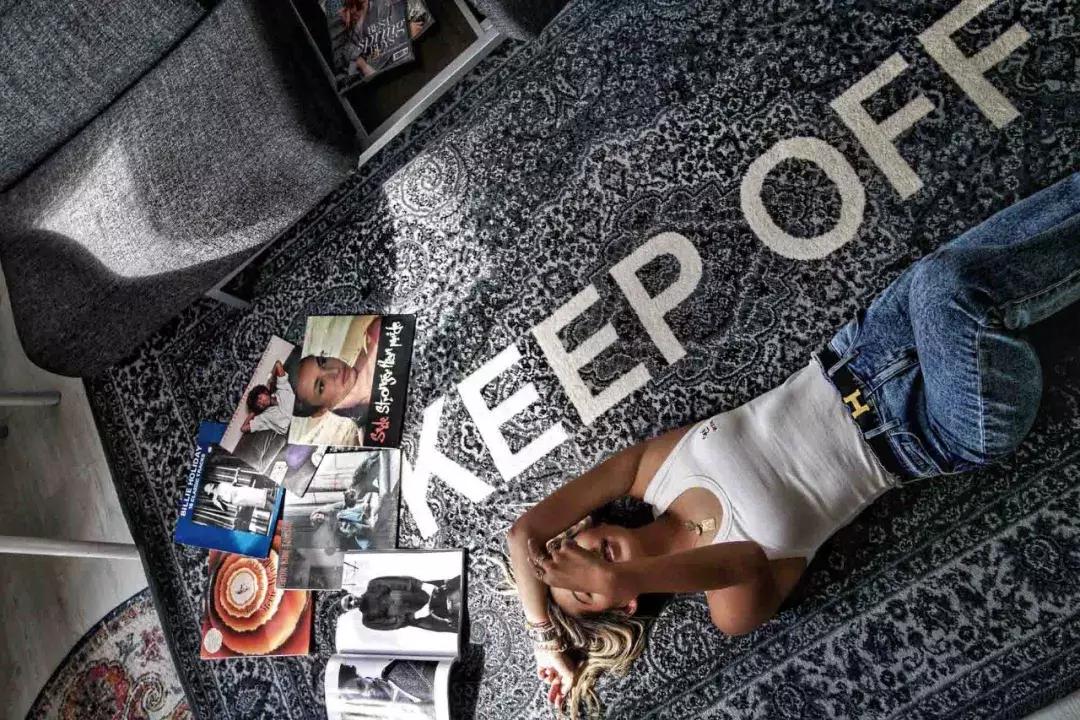 宜家地毯二手,宜家offwhite地毯