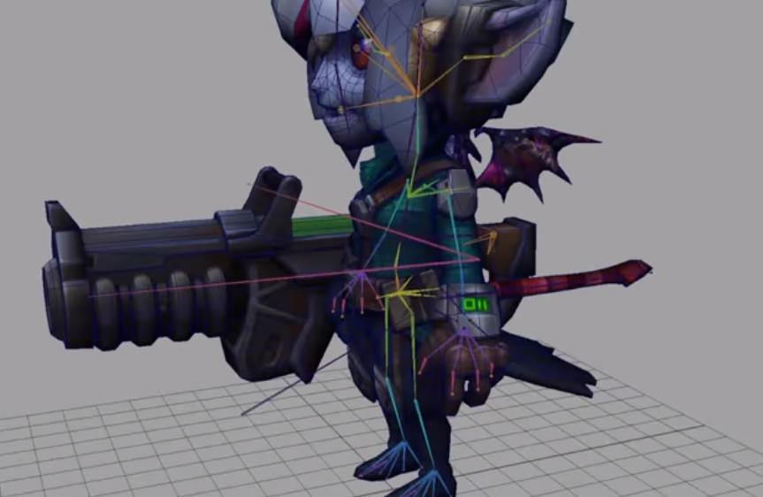 lol小炮皮肤测试,lol紫色宝石皮肤小炮