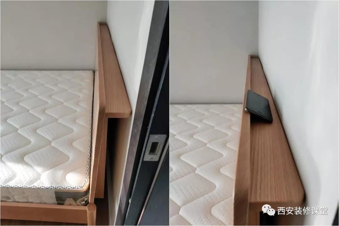 卧室放不下床头柜怎么办,卧室放不下床头柜6种形式搞定