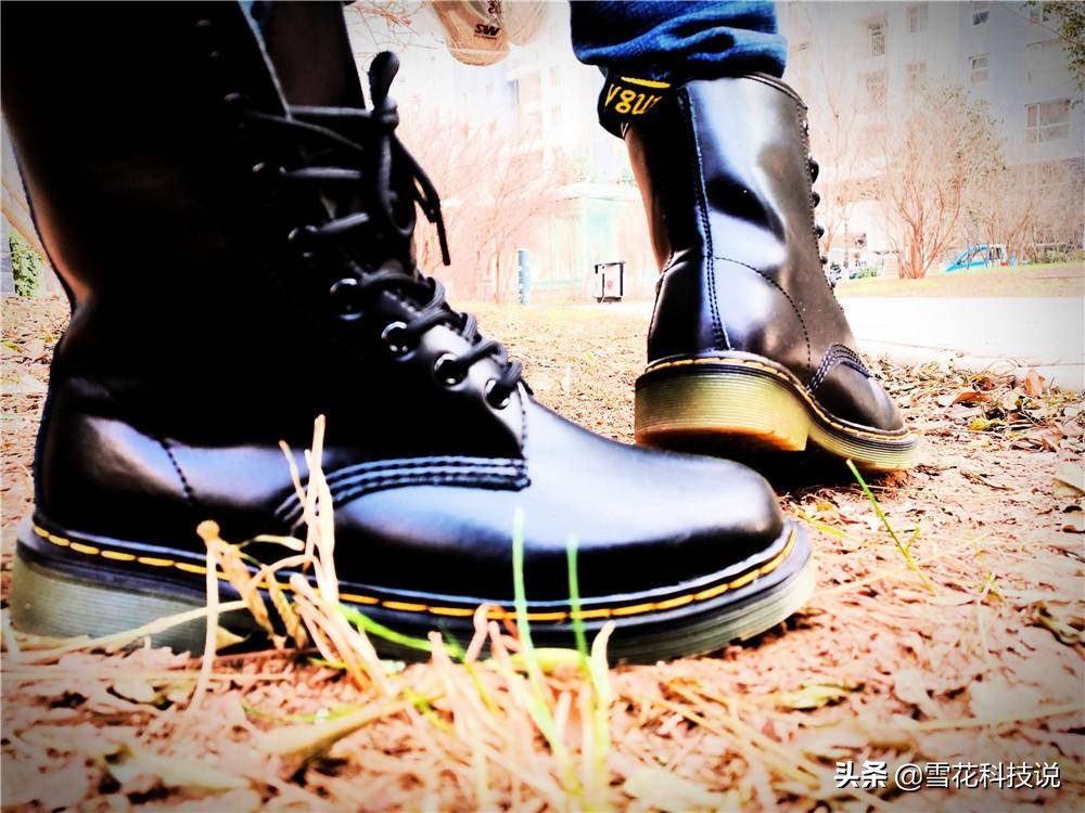 防水防油污马丁靴,经典哑光软皮马丁靴