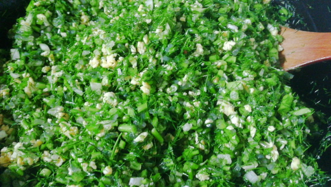 红星茴香馅儿的饺子最好吃的做法,烙盒子茴香馅怎么调好吃