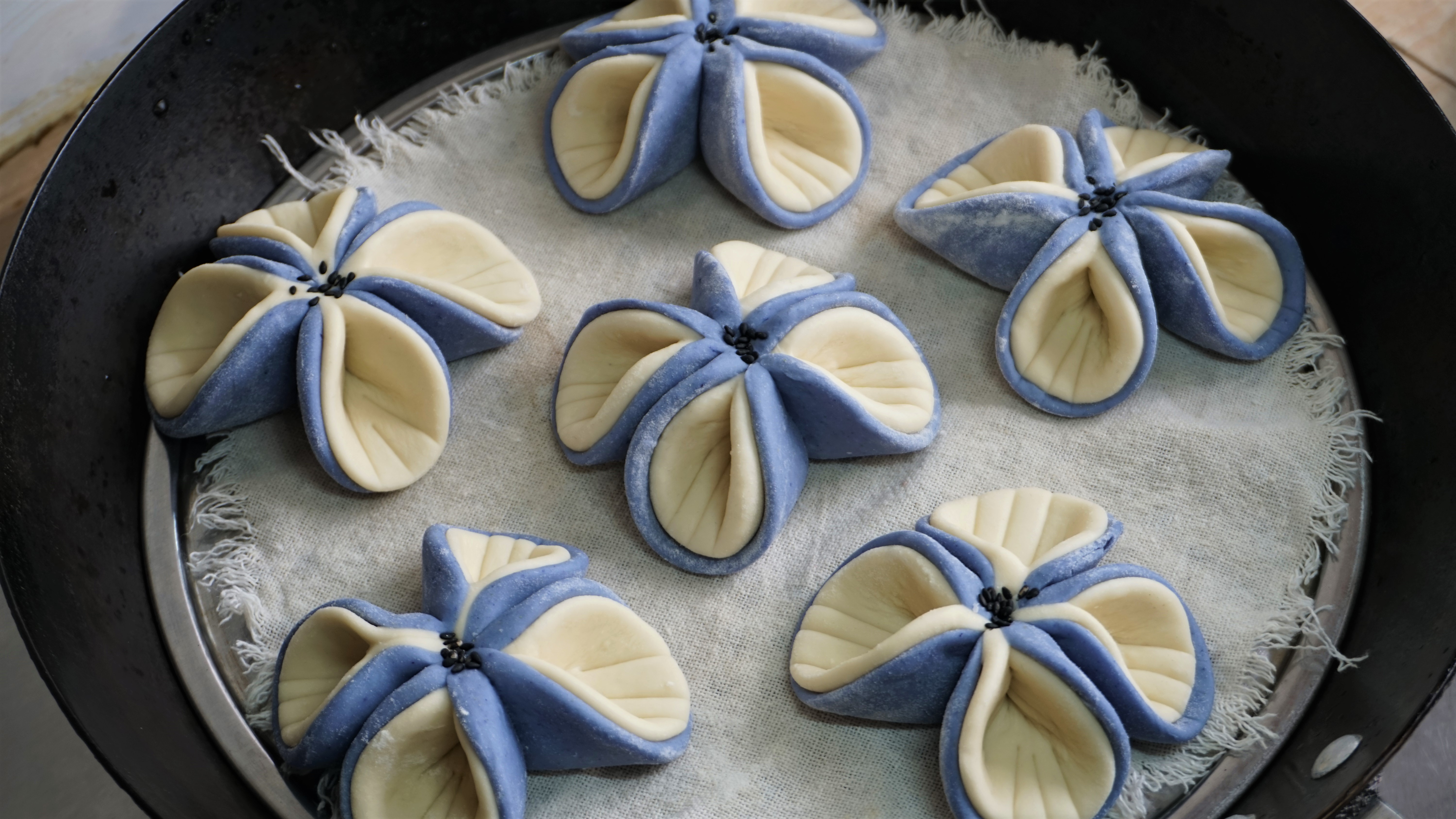 捏面食花的做法,捏面食的花样