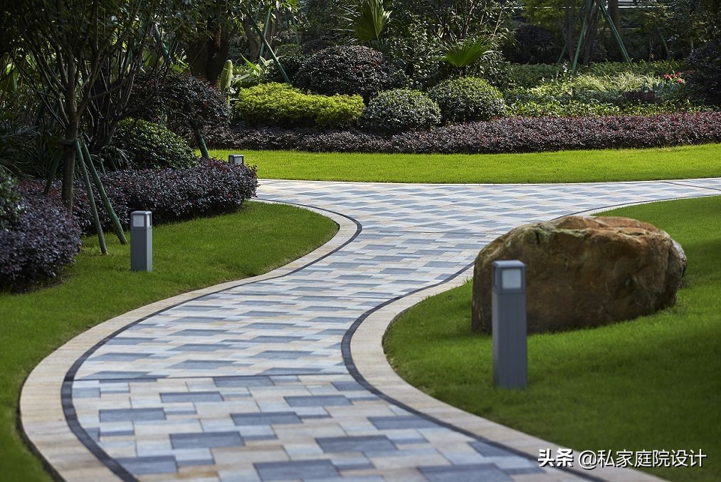 中式庭院石头造景效果图,庭院景观置石技法