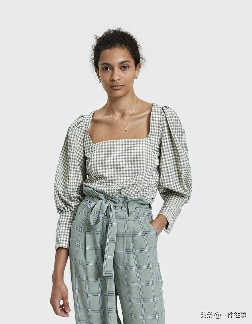 服装设计衣领款式图大全,服装设计衬衫格子面料