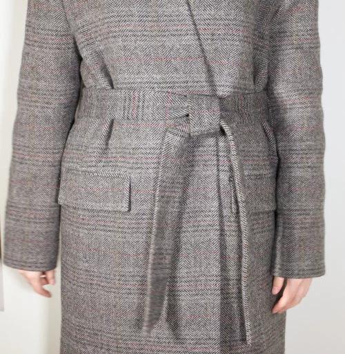 大衣腰带显瘦,大衣腰带的7种系法简单