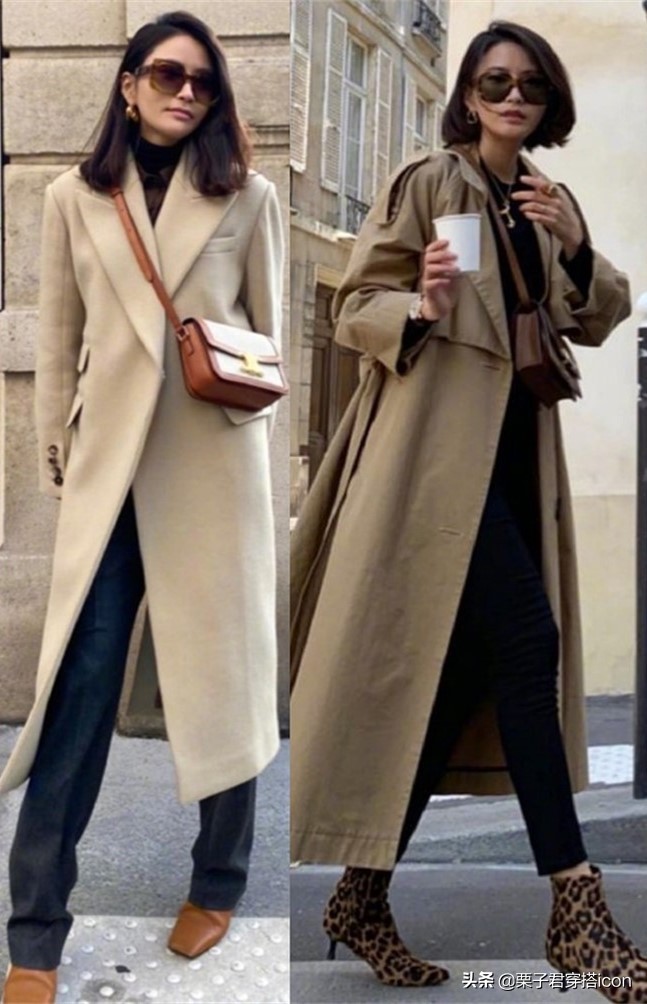 穿搭‖跟着博主学穿搭：Elborn冬日内搭巧搭配，浅色高级深色大气