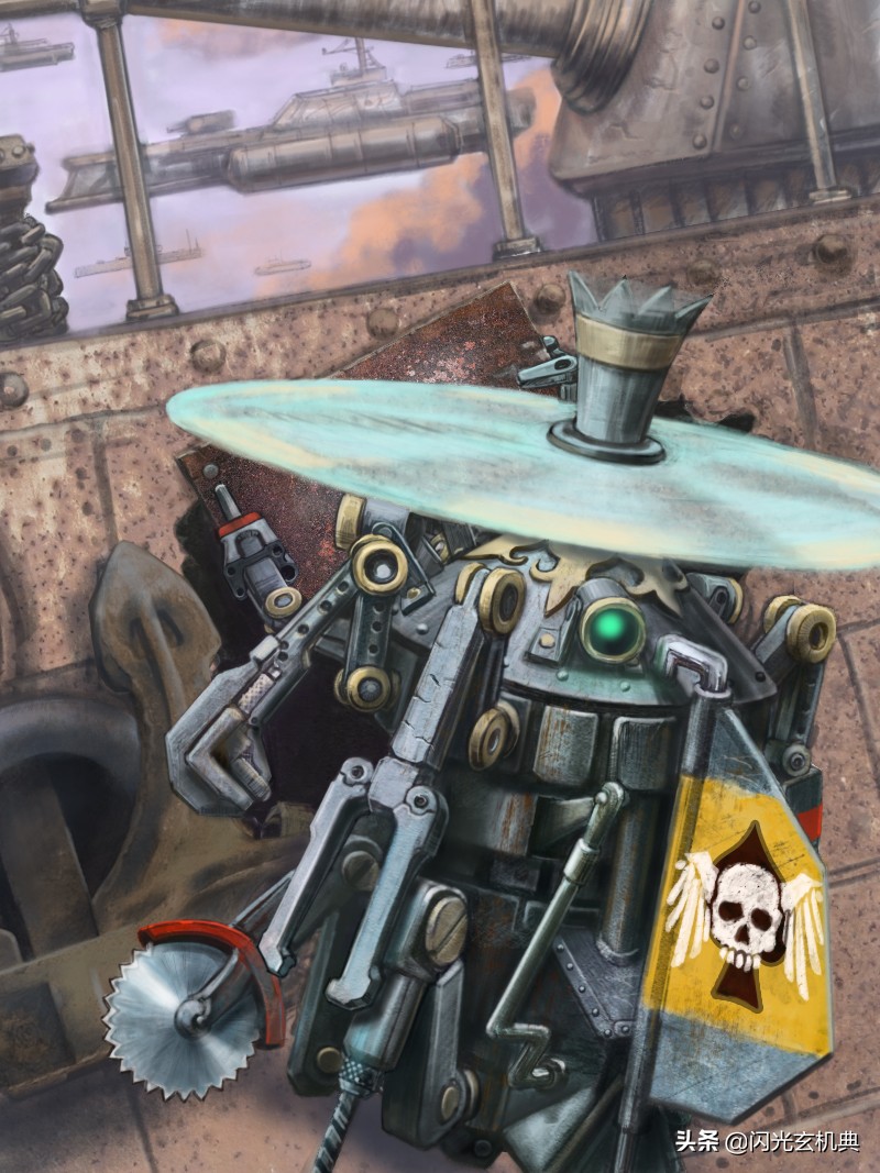 蒸汽朋克风格插画图片,幻想题材插画