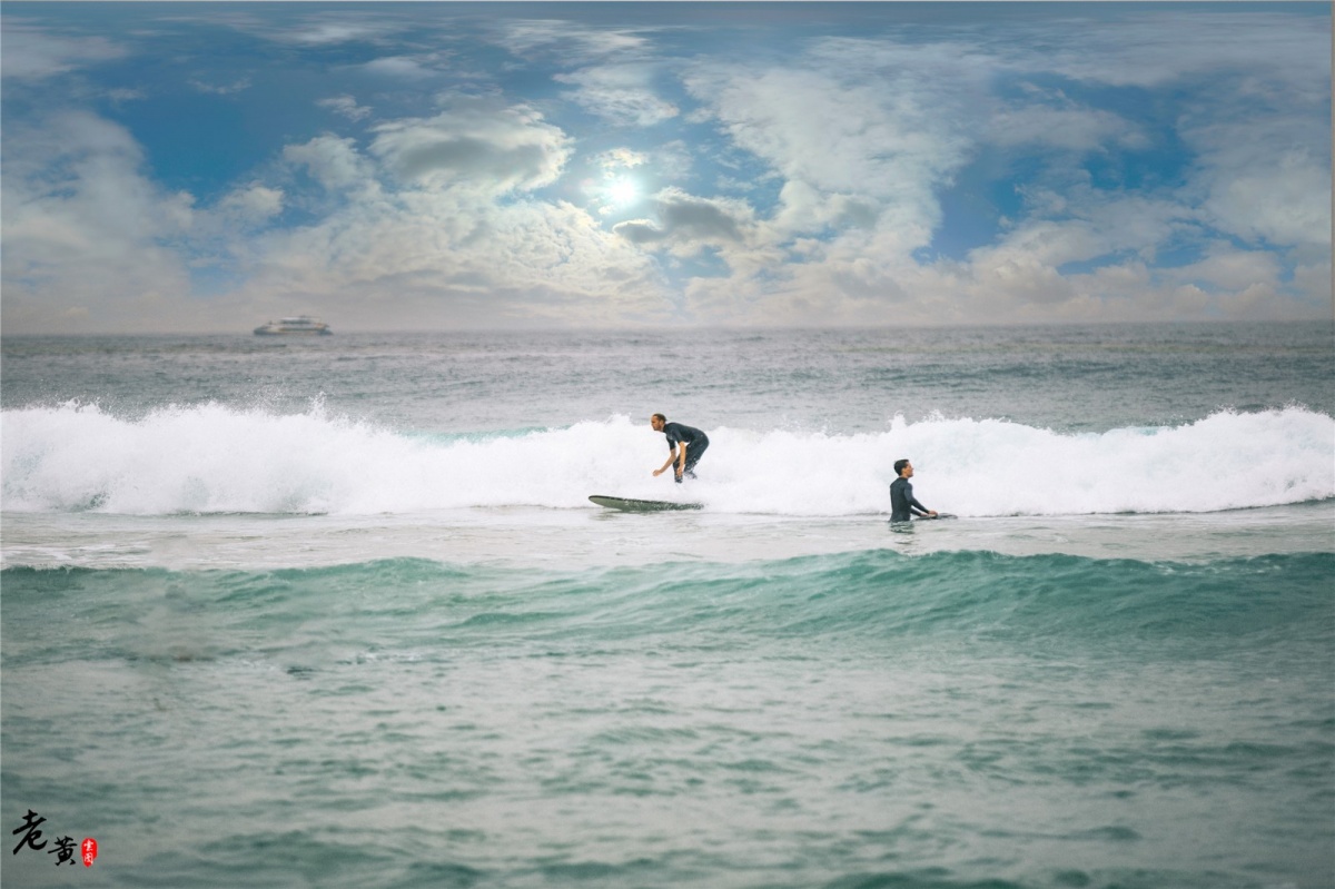 澳洲邦迪海滩美景,澳洲悉尼邦迪海滩游记