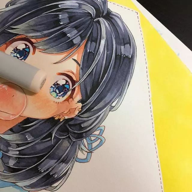 马克笔手绘画动漫,马克笔手绘动漫临摹素材