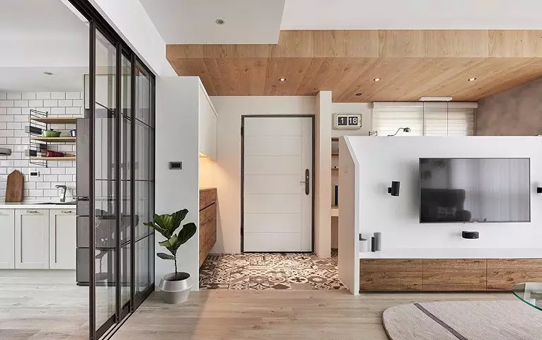 省钱隐形门造型,省钱简易门