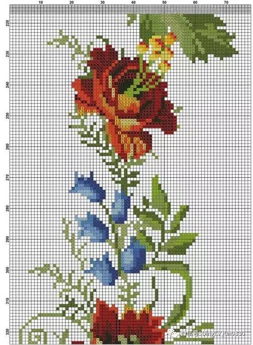 十字绣绣花图纸,十字绣刺绣花图