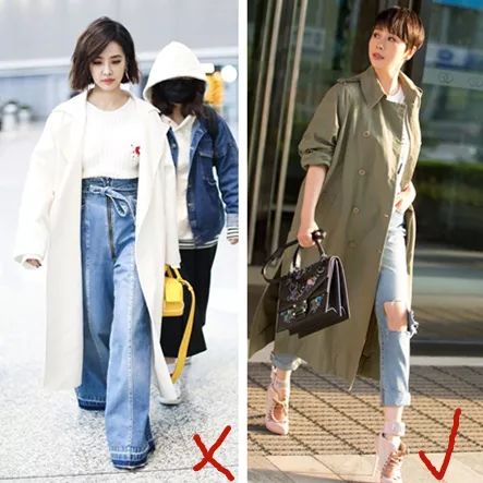 短风衣怎么穿出高级感,超长风衣穿搭技巧