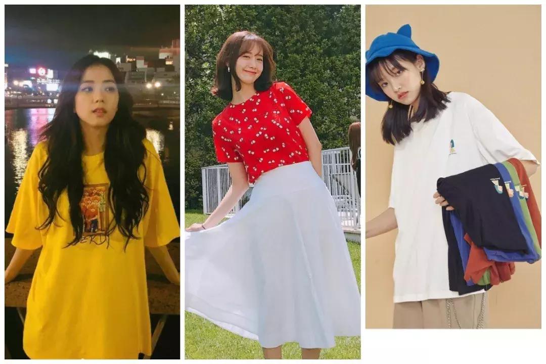 今年流行的明星同款t恤,明星同款时髦休闲t恤