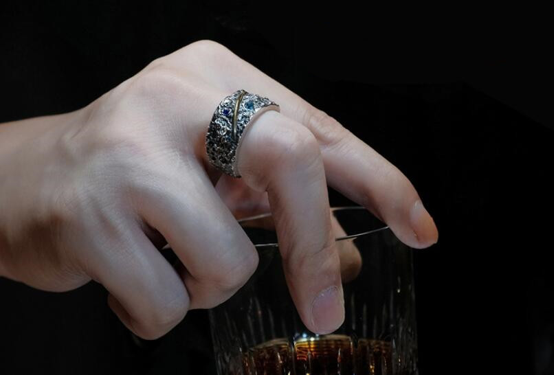 个性男戒，彰显男士指尖刚毅