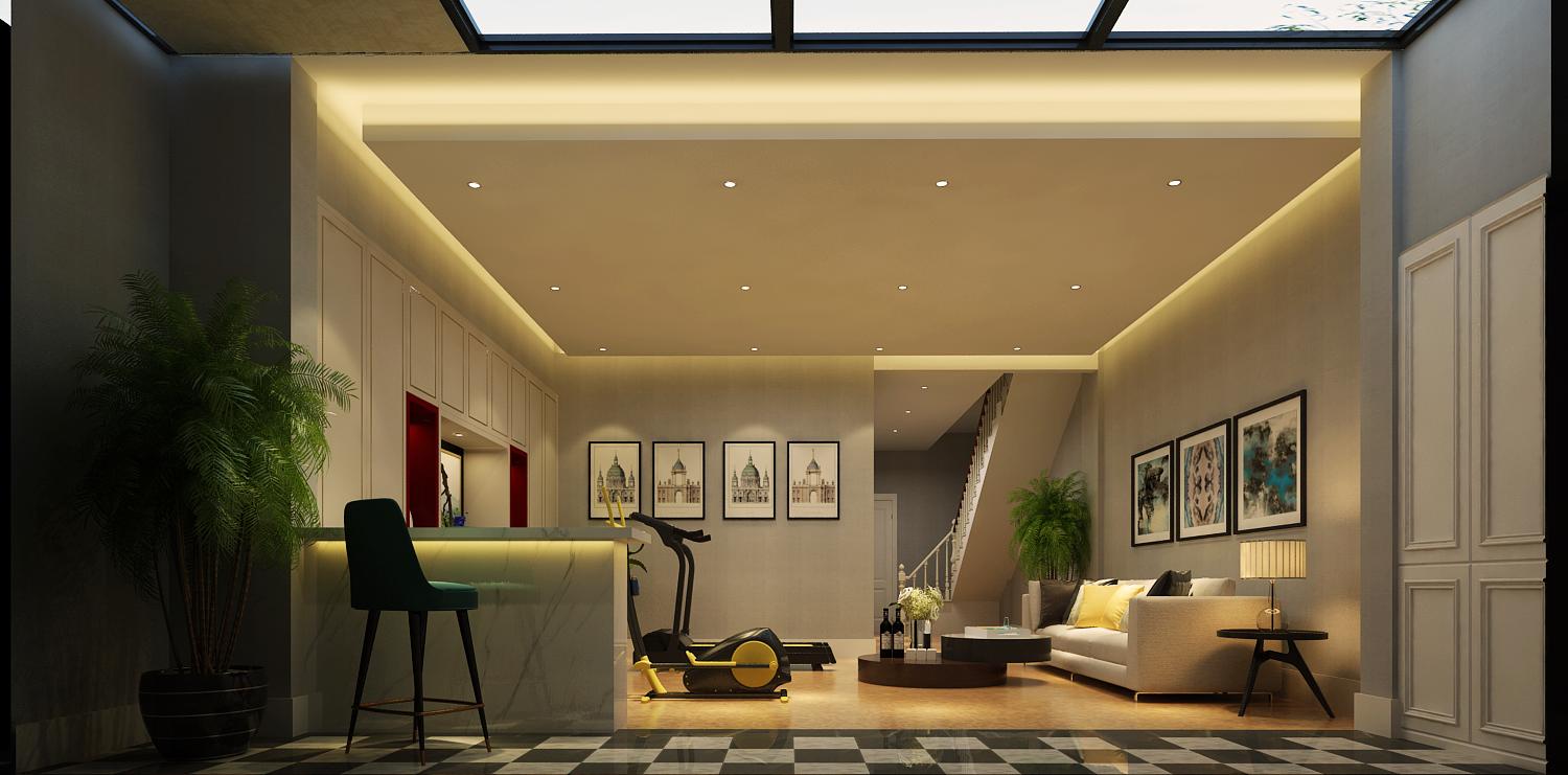 自带家庭影院的欧式别墅,400㎡尽显奢华大气,开启你的浪漫生活