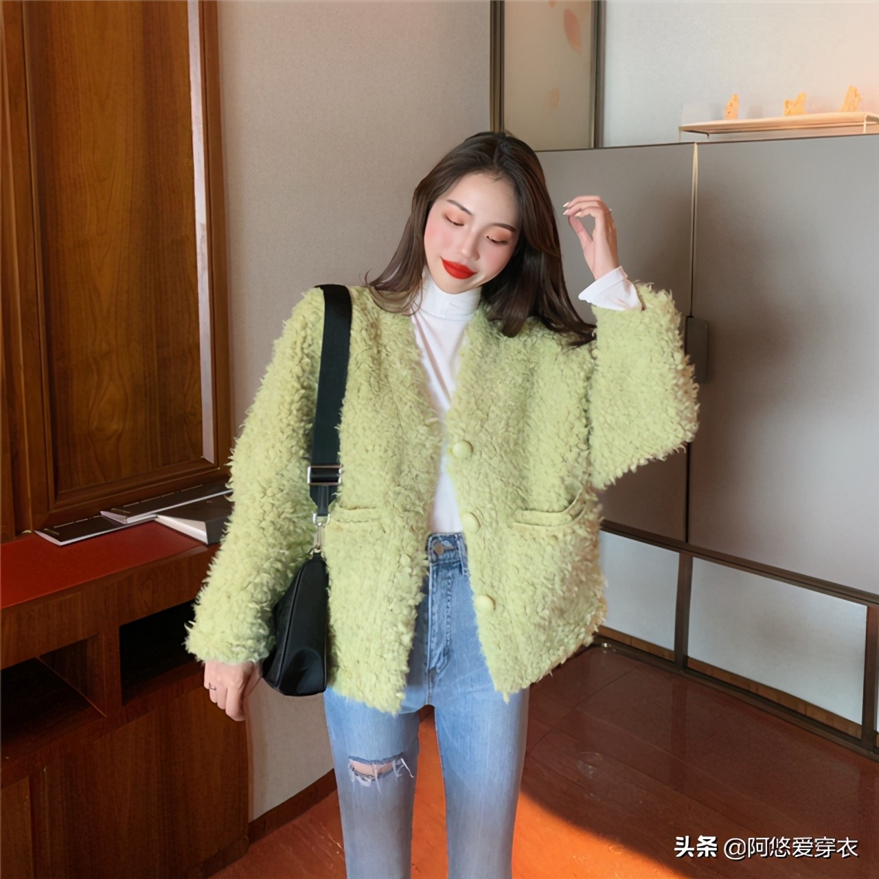 入冬推荐的外套,今冬最流行的羊羔毛外套