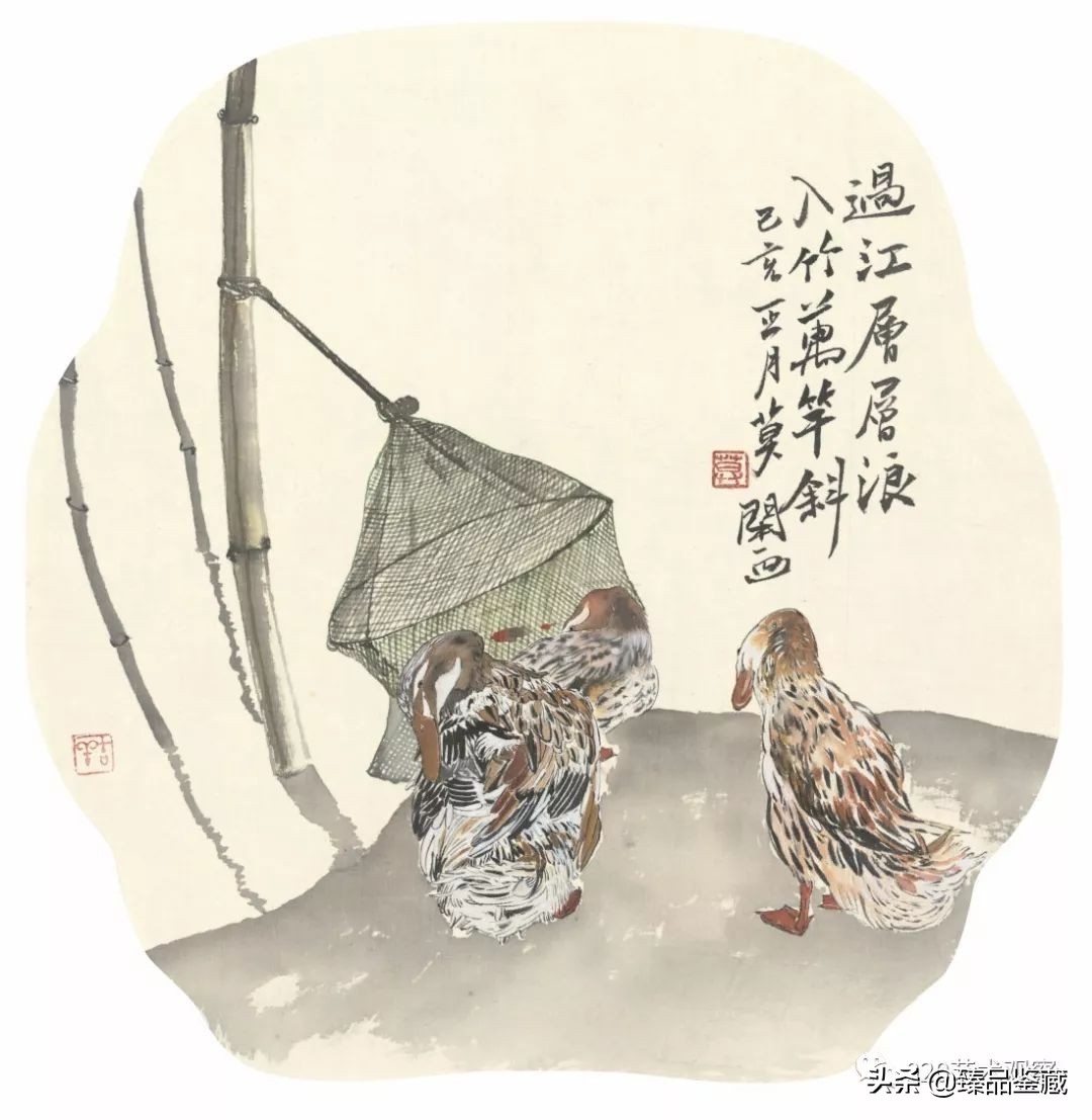 水墨花鸟画及赏析,中国画与西洋画赏析