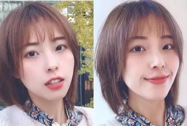 今年流行的短发发型公主切,干净气质的公主切短发