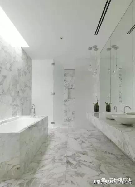 纯白色的天然石材,永不过时的天然石材