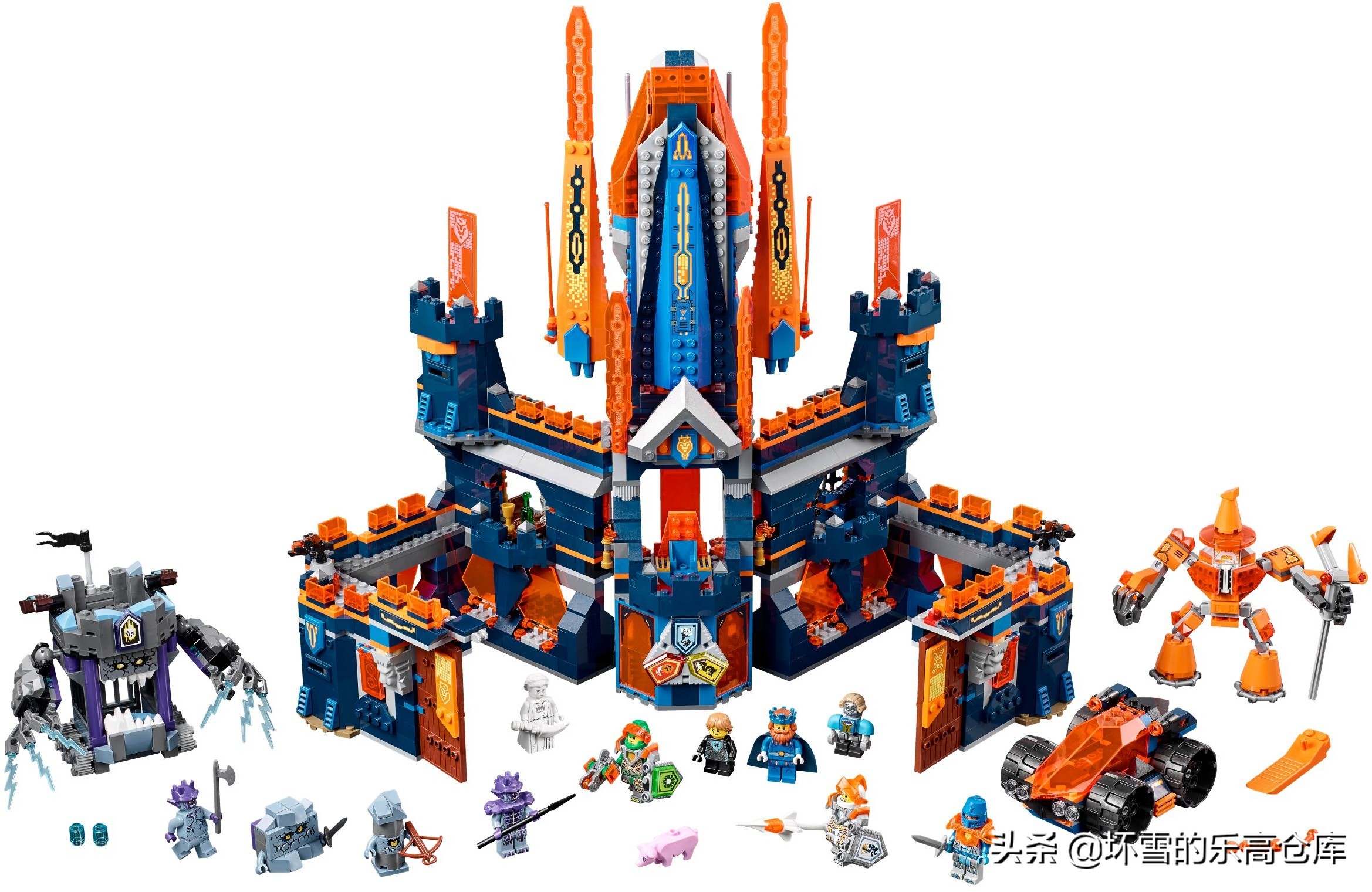 好看的乐高城堡图片,超好看的城堡积木乐高推荐