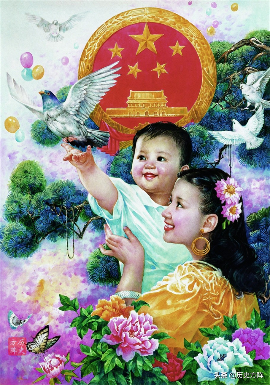 八十年代的年画张张都是回忆,年画开国元勋