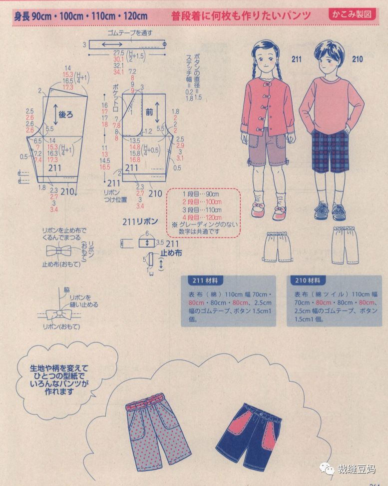 童装130羽绒服该怎么裁剪,大海服装裁剪童装防蚊裤视频