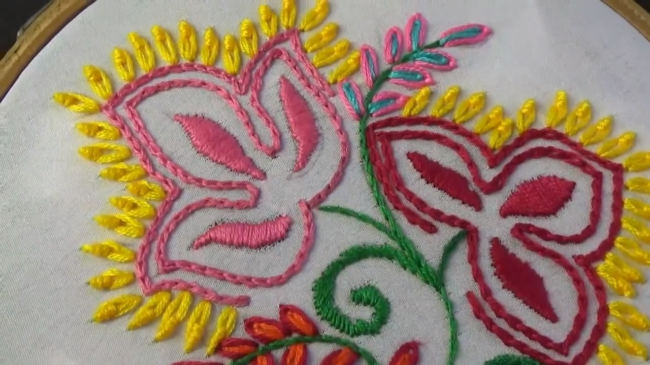 绣花的入门基本方法,如何绣花简单又好学