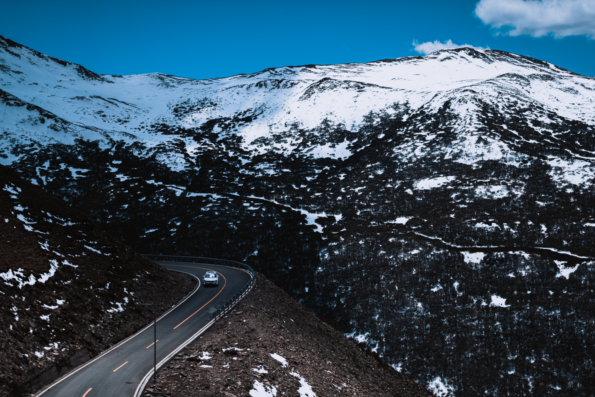 川西最容易看雪山的观景台,川西美景在路上视频